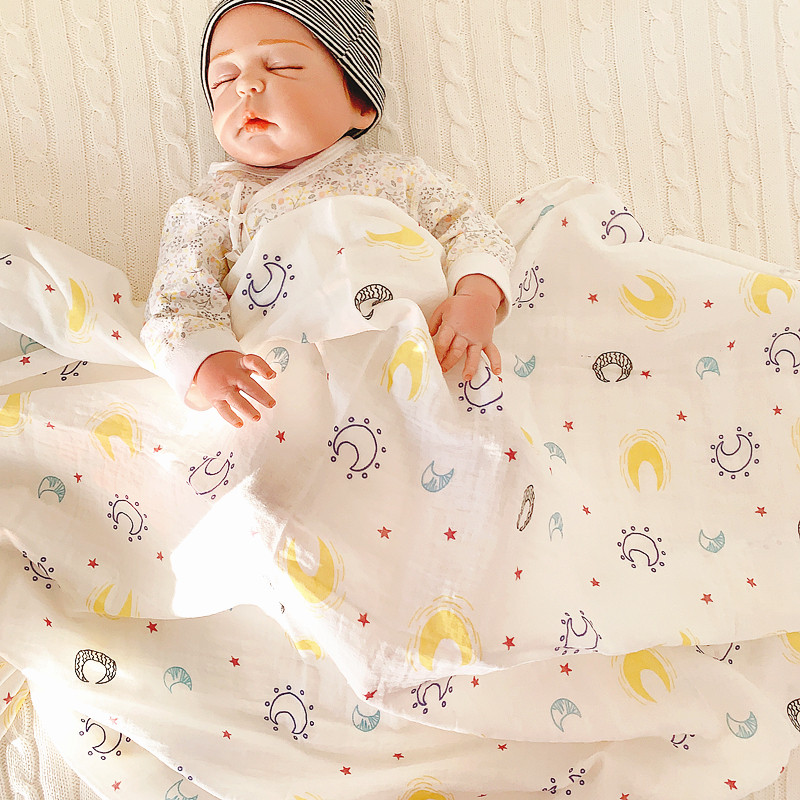 2件装纯棉薄款纱布包巾新生儿柔软浴巾婴儿襁褓盖毯抱被夏90*100,婴童用品,浴巾,淘宝优惠券,粉丝福利购,淘宝优惠卷