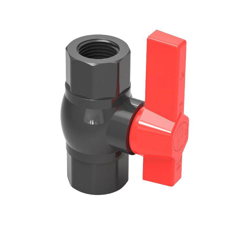 百盛PVC球阀阀门开关给水管内丝内牙螺纹管道鱼缸水族粘接深灰色,五金/工具,球阀,淘宝优惠券,粉丝福利购,淘宝优惠卷