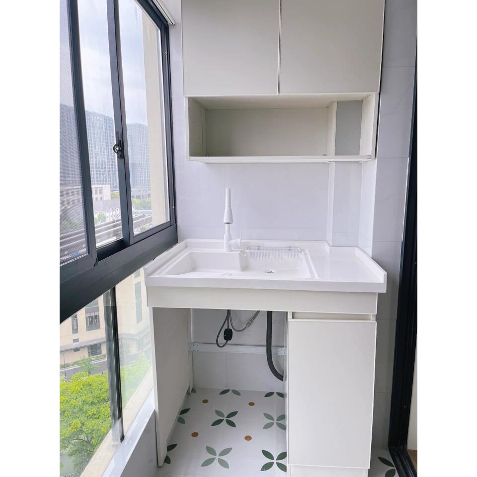 北京非标定制浴室柜阳台柜洗衣机柜机上盆台上盆超窄上门测量安装