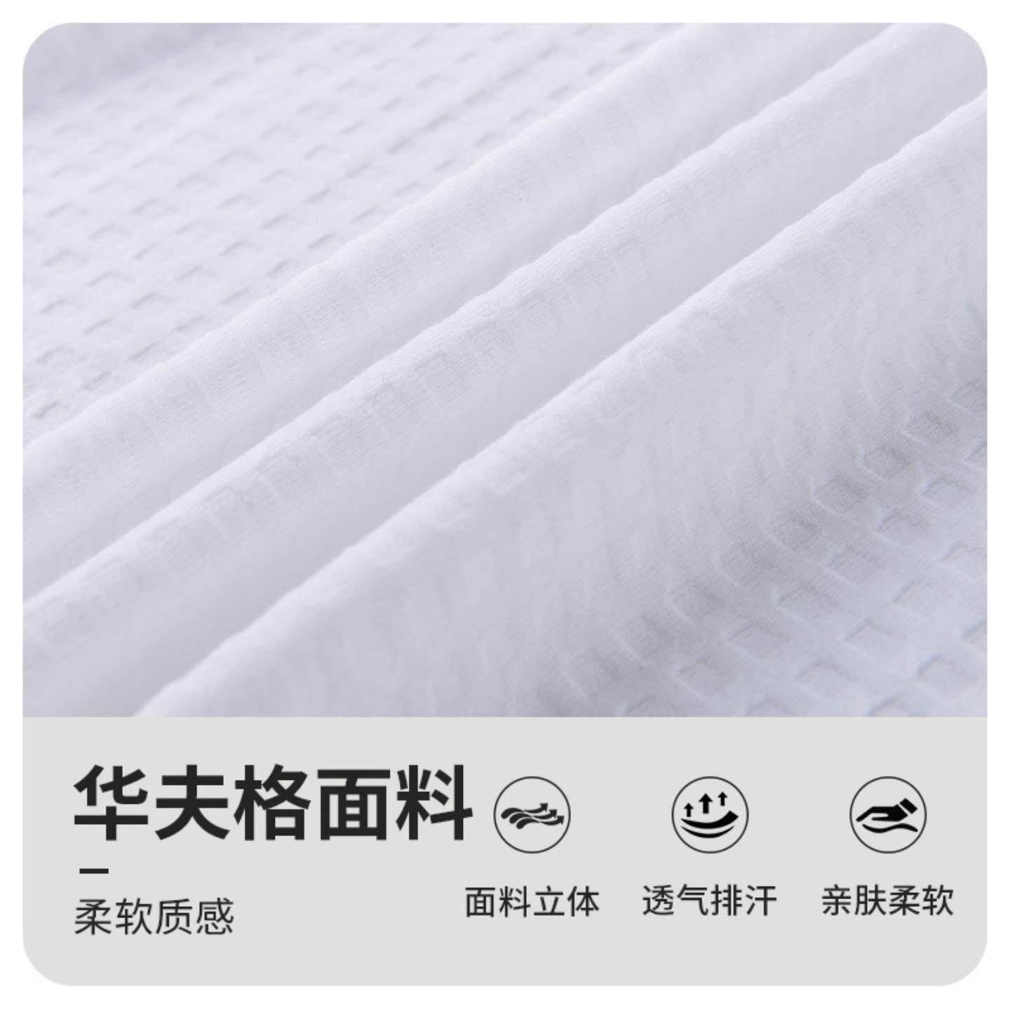 华夫格浴袍桑拿服女士薄款睡袍长款情侣家居服酒店浴袍男