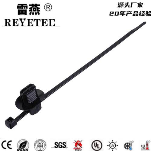 汽车扎带 带杉树头和圆盘的分体式固定扎带 156-02666/T30R6DOP
