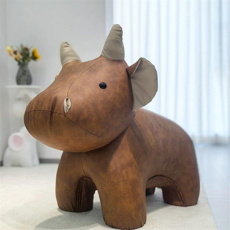 小牛坐凳动物家用卡通换鞋凳沙发脚踏轻奢客厅摆件儿童玩偶矮凳子,住宅家具,卡通凳/异形凳,淘宝优惠券,粉丝福利购,淘宝优惠卷