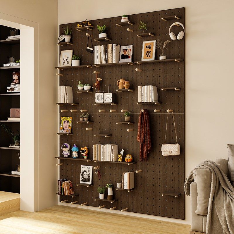 定制墙面洞洞板入户玄关实木展示收纳花架遮挡电表箱置物架隔板,住宅家具,搁板/置物架/家用陈列架,淘宝优惠券,粉丝福利购,淘宝优惠卷