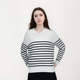 BN607 美丽诺全羊毛针织羊毛衫 小雀斑专属 女士条纹款