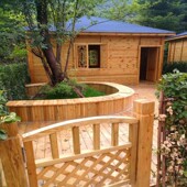 户外樟子松防腐木地板碳化木庭院露实木木板条木方室外围栏板材