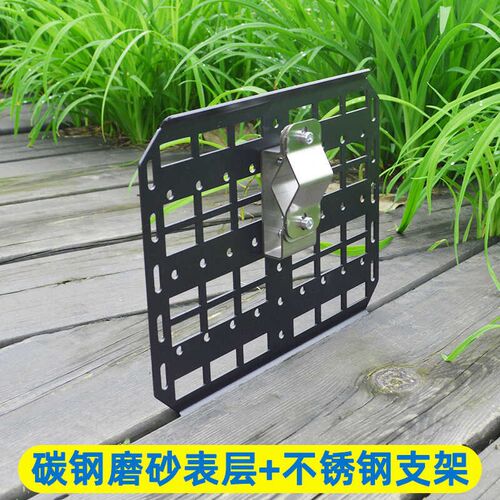 踏板摩托车战术边箱挂板电动车侧边包支架复古侧货架侧箱置物架