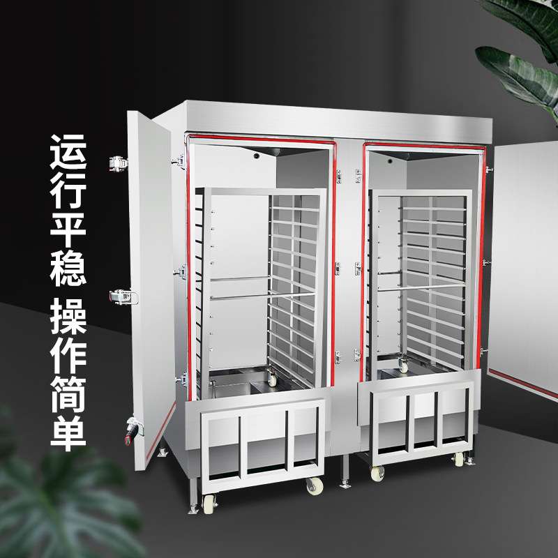 临沂馒头蒸房 双门馒头蒸房小车 凯明馒头蒸箱