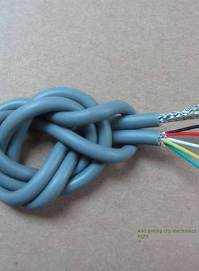 5*0.2方形屏蔽线2.3.4.6.8.14芯编码器线拖炼线信号线伺服线耐油