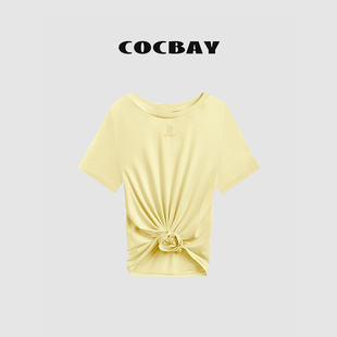 COCBAY-Urban Drift｜都市漫游-趣味多变DIY「扭扭乐」鱼骨短袖
