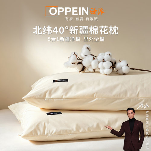 欧派胡歌全棉护颈枕助眠成人一只