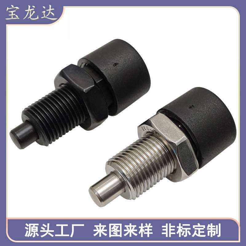 BGN514分度销按压式旋钮柱塞自锁型快速弹簧定位销ZAB52-M12M16
