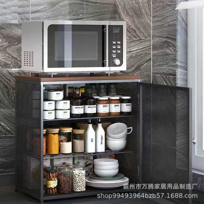 厨房台面碗柜多功能置物柜家用储物小型迷你碗碟柜子用品收纳盒