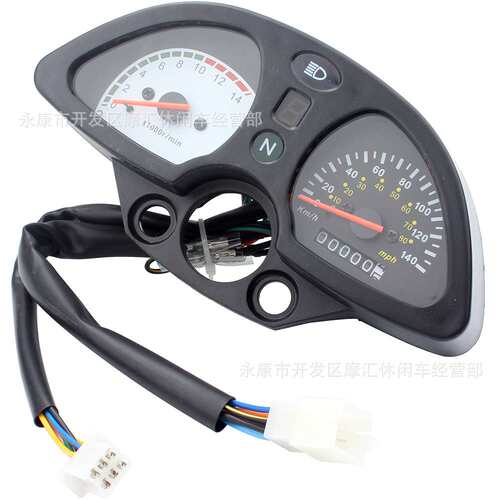 摩托配件适用ZONGSHEN LONCIN LIFAN IRBIS TTR250仪表里程速度表