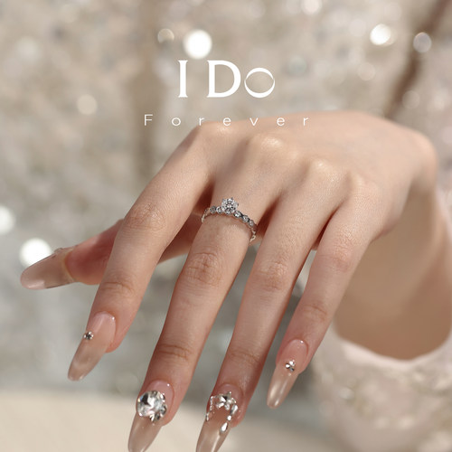 IDOForever培育钻戒蜂巢款