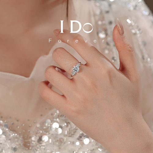 IDOForever培育钻石一克拉婚戒