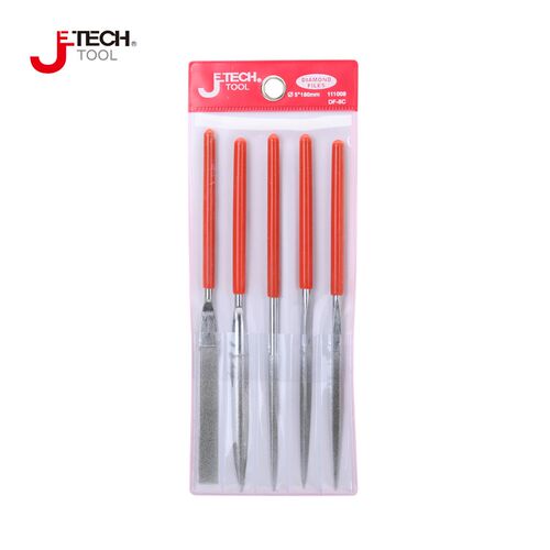 捷科JETECH金刚石锉套装3*140/4*160/5*180*5件套DF-5A/5B/5C