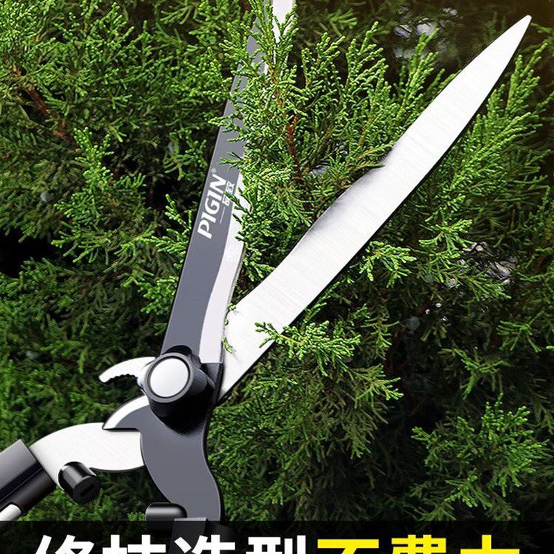 日本修枝剪进口绿篱大剪刀花木树枝修绿化花卉专用剪枝钳园艺神器