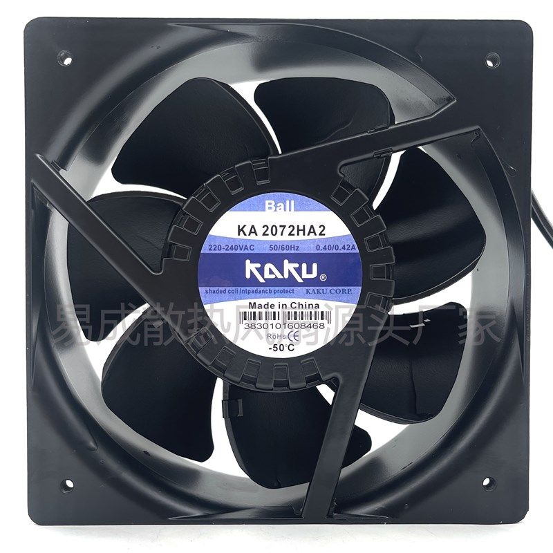 KA2072HA2 220-240VAC 0.40/0.42A 原装KAKU卡固轴流风机散热风扇 - 实物图