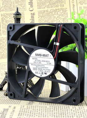 NMB-MAT7 4710KL-05W-B10 12025 12CM 24V 0.10A 变频器散热风扇