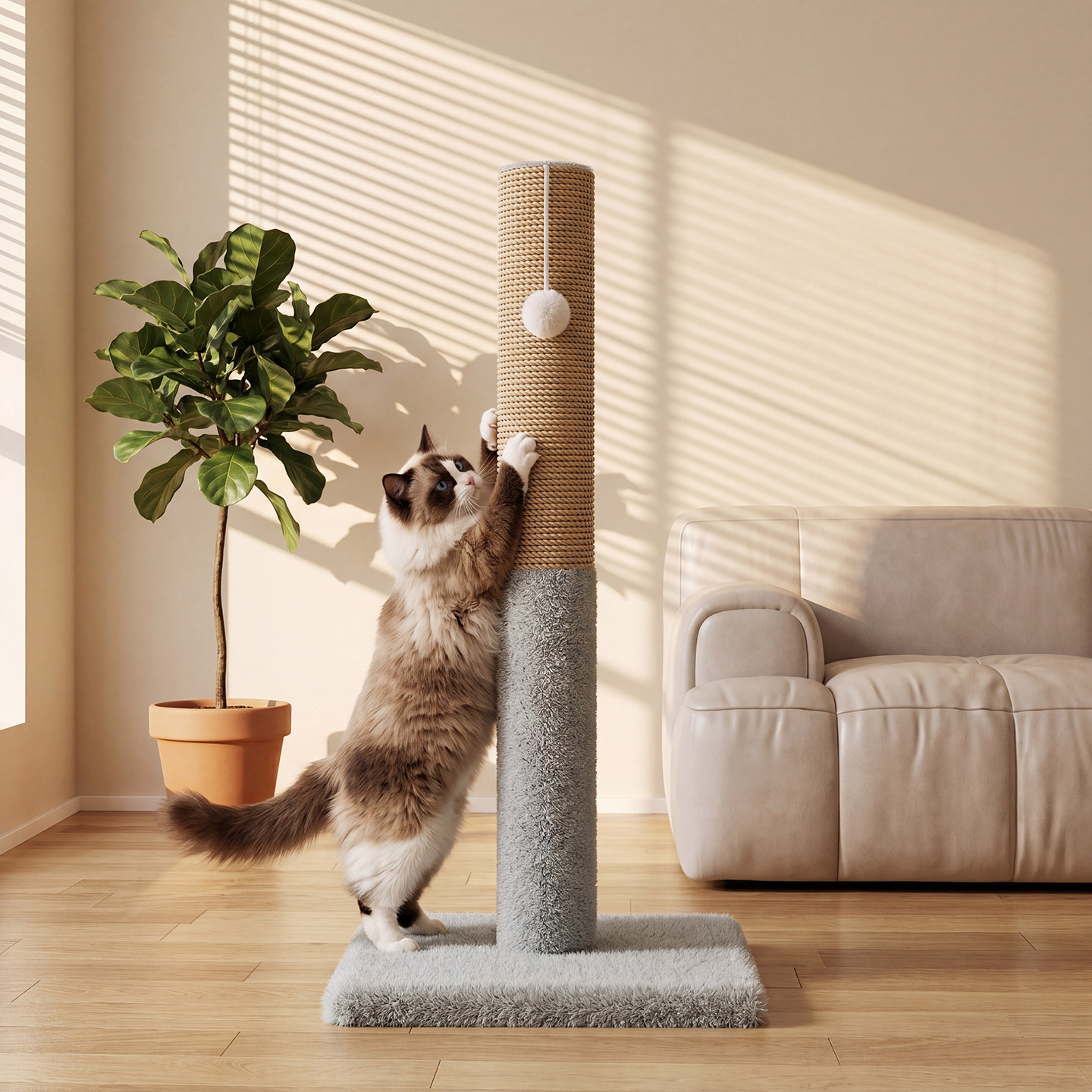 猫爬架家用稳固省空间图片