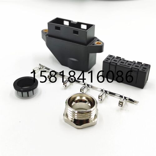 发那科动力接头 A06B-6114-K220S 插头直头 1473063-2  2345834-2