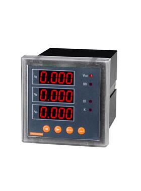 当天发货 三相电压表 数显 380v三相电电表 PZ194U-AX4苏沪电气
