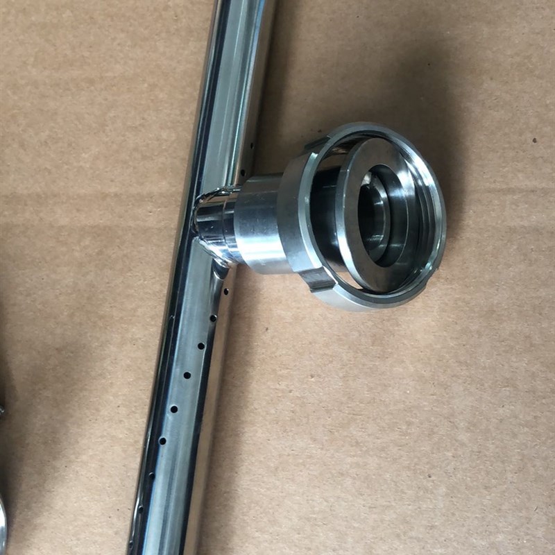 304不锈钢卫生级T型清洗器清洗球带螺帽旋转式喷淋杆槽杆奶罐车用