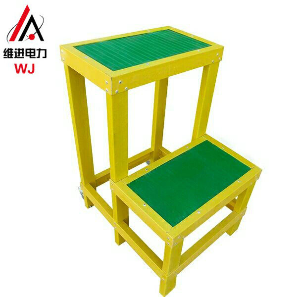 电力绝缘高低凳子 双层绝缘凳 移动绝缘凳 绝缘台 高80*60*50
