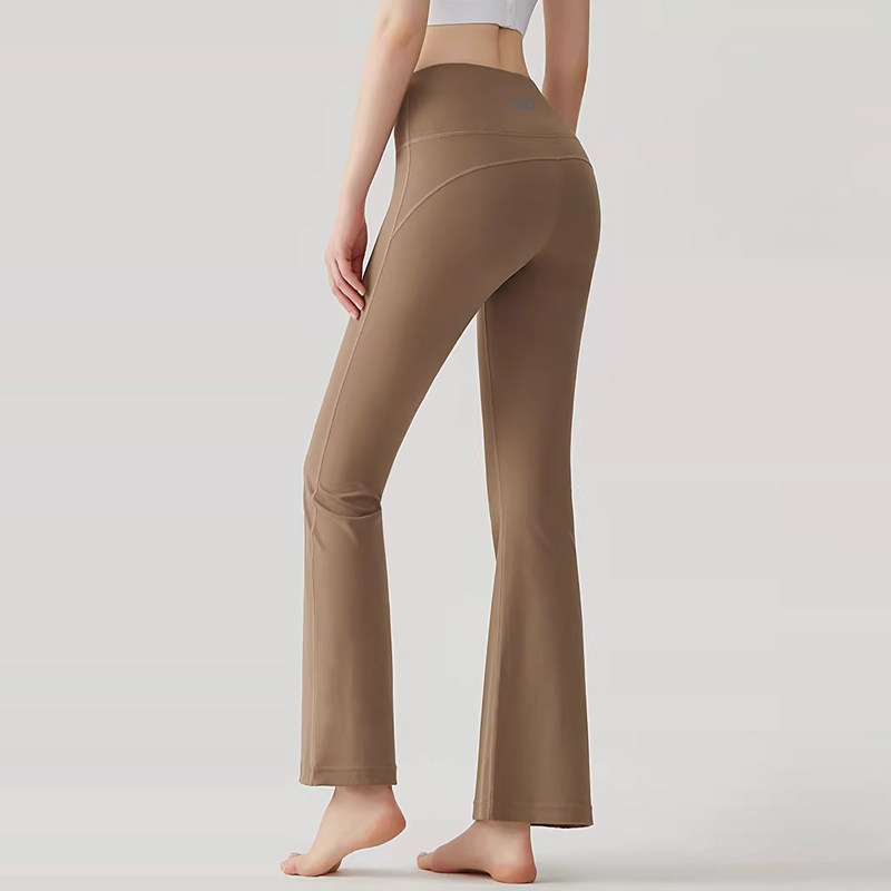 ALOUSAYOGA高腰提臀显瘦瑜伽喇叭裤运动外穿小个子舞蹈健身长裤女