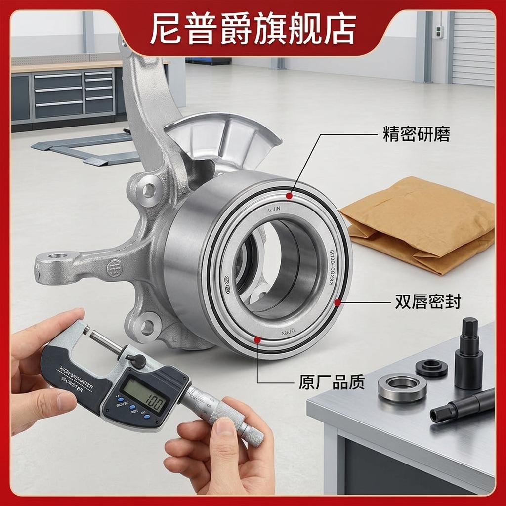 伊兰特朗动雅绅特悦动索纳塔瑞纳途胜索八名图IX35前轮轴承原
