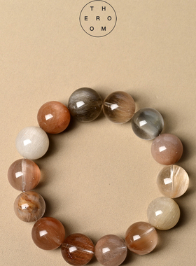 云间暖煦彩兔毛水晶手串