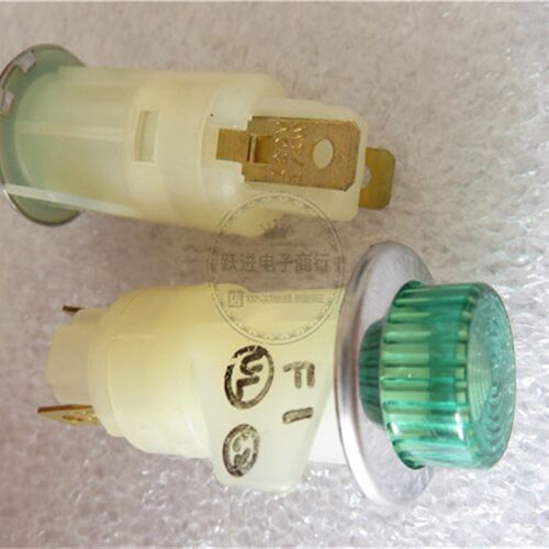 12.5MM开孔进口日本SMK S-F4155#05 1/4W 120V绿色机械仪器指示灯