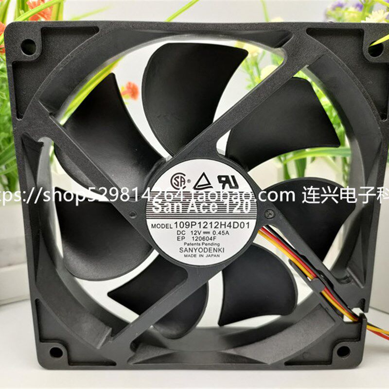 全新三洋 109P1212H4E03/H459/H4D01/H4D16/H401 12cm风扇12v - 实物图