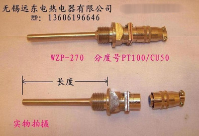WZP-270热电阻,PT100铂热电阻 装配式热电偶  M16*1.5螺纹