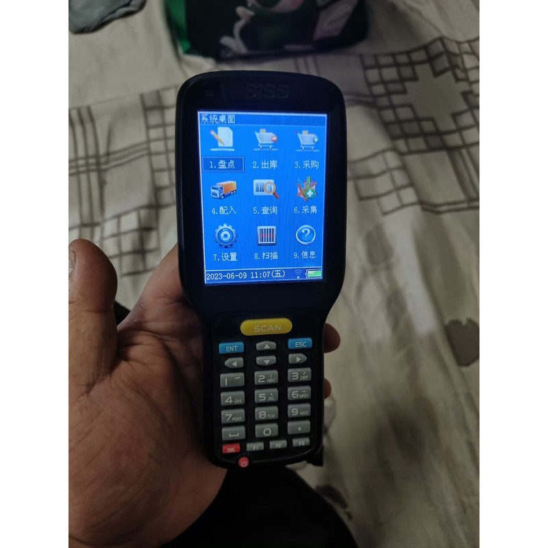 SISS思讯SX3700+数据采集器,按键正常,扫描灵敏,带