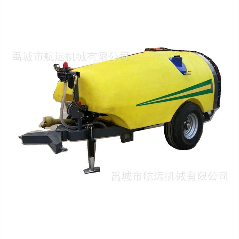 牵引式枣树核桃树梨树打机1.2吨1.5吨2吨容量的风送式喷机