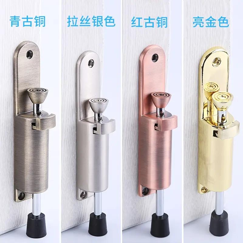 锌合金压铸加长定门器脚制器脚踏门顶门吸脚踩门撑
