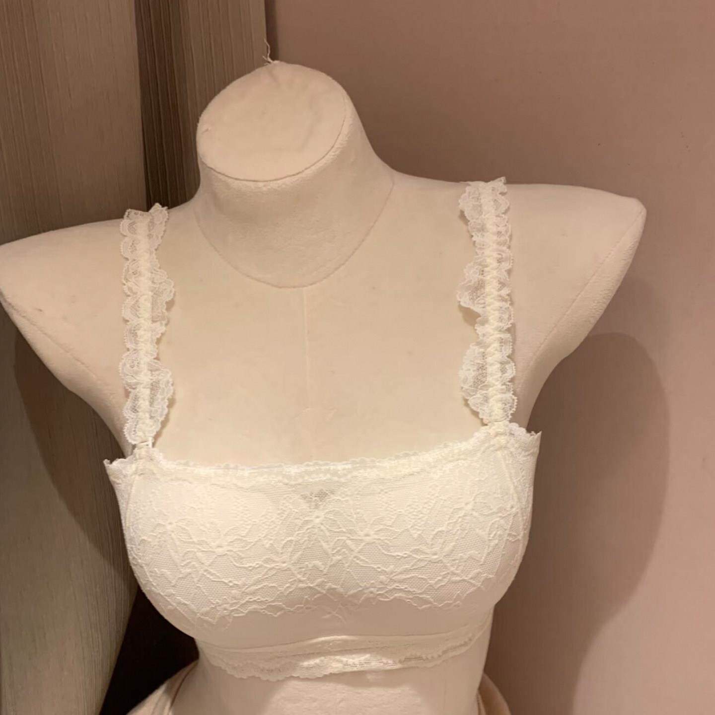 蕾丝抹胸内衣女小胸聚拢防下垂夏季薄款漏肩吊带裙专用无肩带文胸