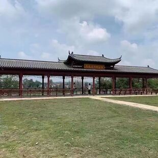 防腐木双层古建凉亭实木文化长廊乡镇走廊游廊公园景区亭子新农村