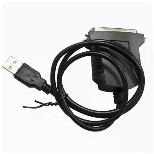 1284打印线usb转并口线 USB2.0打印机连接线老式并口 36针 免驱