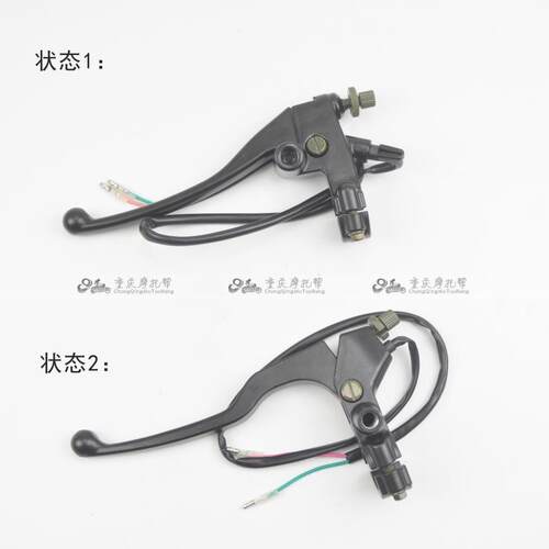 银钢小怪兽摩托车原厂配件离合操作手柄YG125-21A左手柄离合手把