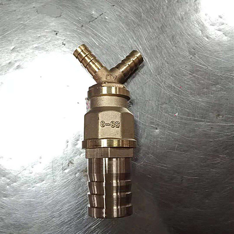 铜宝塔接头变径三通大小头4 5 6 8 10 12 14 16毫米Y T型丁字人字