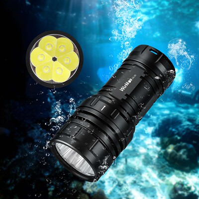 沃克思达15000LM直充潜水手电