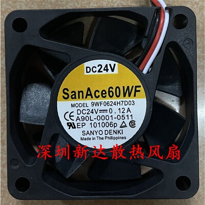 SanAce60WF 9WF0624H7D03 A90L-0001-0511 24V 原装发那科风扇