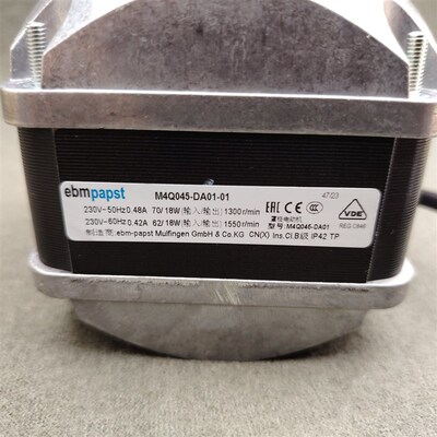 ebmpapst罩极电动机M4Q045-DA01-0129W36w60w7086W90110W雪柜电机