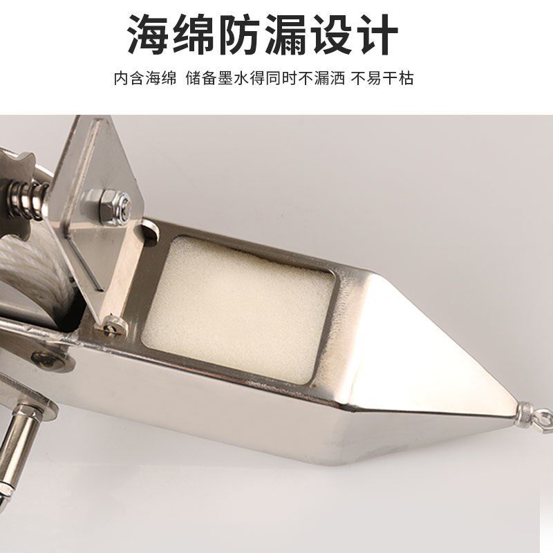 不锈钢墨斗木工专用工地放线墨斗手动木斗画线器弹线神器建筑工具