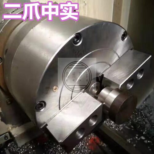 直销二爪中实钢件整套气动卡盘110130160200250320数控普车改装