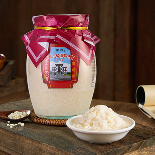 东汉醪糟880g瓶装酒酿四川大竹糯米发酵醪糟家用原味米酒绿色食品