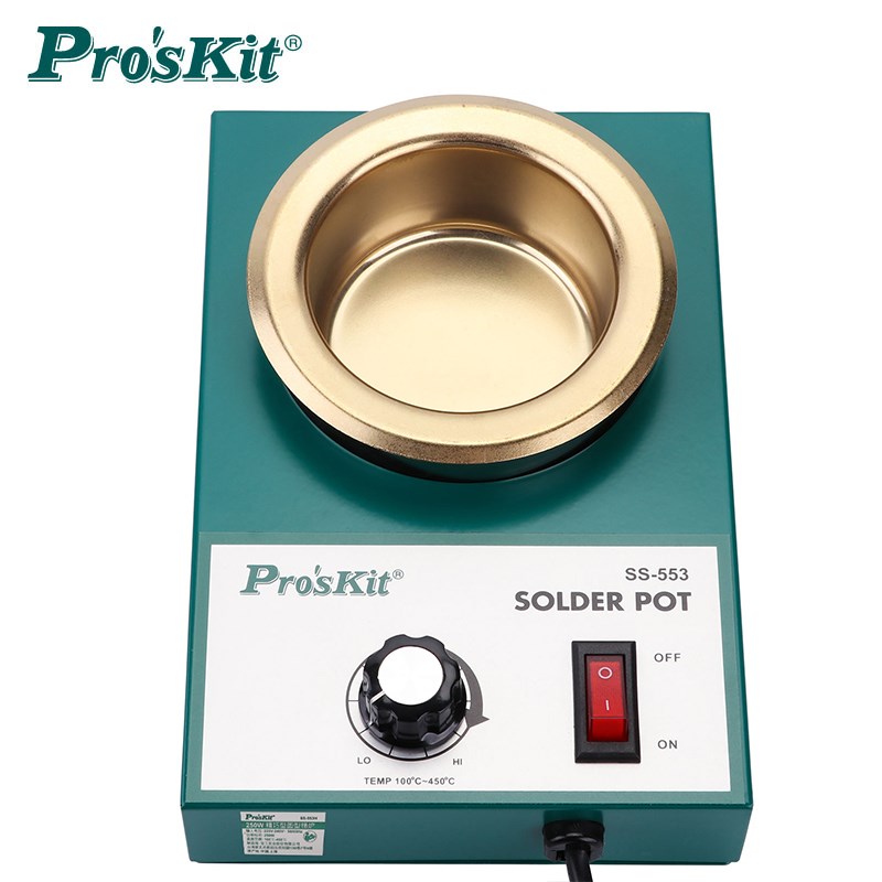 台湾宝工 SS-553H 250W精巧型圆型锡炉 熔锡量1.6KG (Proskit