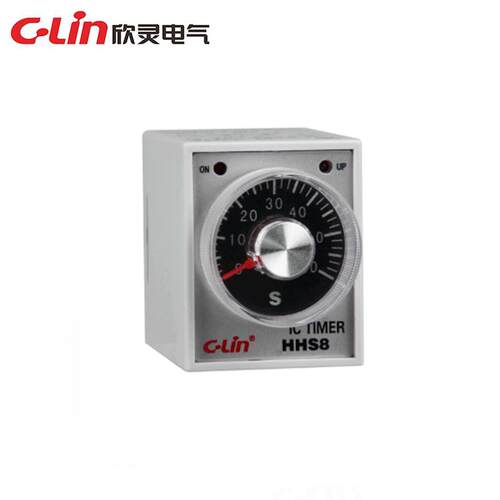 C-Lin欣灵 HHS8 AH3-2通电延时 延时继电器 5S 10S 30S 60S AC220